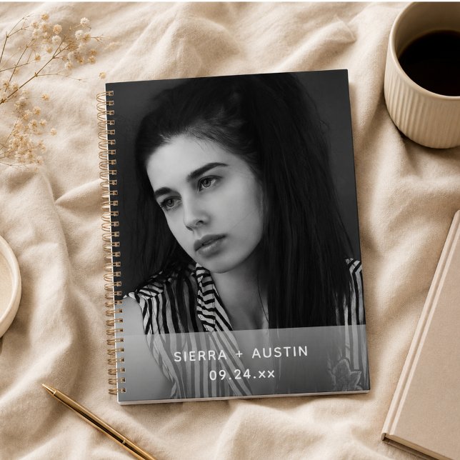 Collage photo personnalisé Moderne 2 (Modern 2 Photo Collage Personalized Planner)