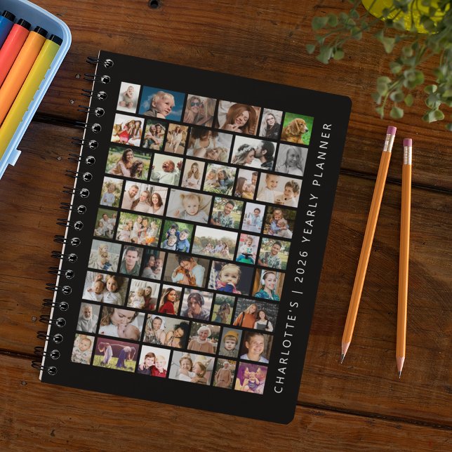 Collage photo personnalisé noir 54 (Créateur téléchargé)