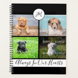 Collage photo pour animaux de compagnie monogram