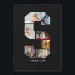 Collage photo S en lettres noires et blanches<br><div class="desc">Ce collage photo de monogramme est un design personnalisé qui combine un monogramme audacieux (initiales ou une lettre) avec une collection de photos disposées artistiquement à l'intérieur ou autour de lui. C'est une façon élégante de mettre en valeur des souvenirs tout en ajoutant une touche unique et élégante à la...</div>