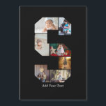 Collage photo S en lettres noires et blanches<br><div class="desc">Ce collage photo de monogramme est un design personnalisé qui combine un monogramme audacieux (initiales ou une lettre) avec une collection de photos disposées artistiquement à l'intérieur ou autour de lui. C'est une façon élégante de mettre en valeur des souvenirs tout en ajoutant une touche unique et élégante à la...</div>