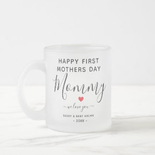 Collage photo simple et chic Mug avec coeur