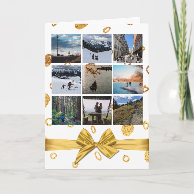 Collage photo simple N'importe quelle carte de voe (Devant)