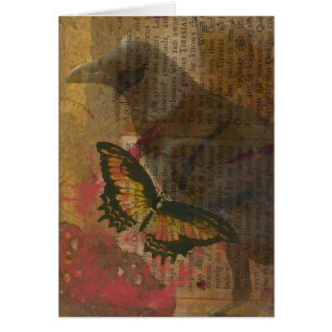 Collage Raven Grunge