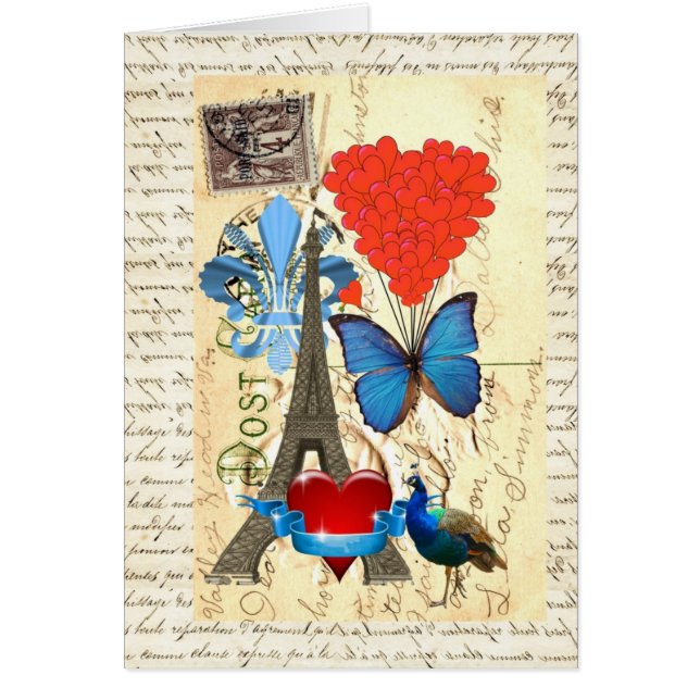 Collage romantique Paris (Devant)