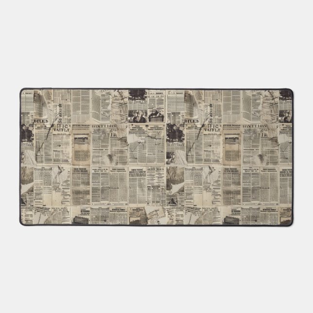 Collage rustique Vintage de journaux (1) (Recto)