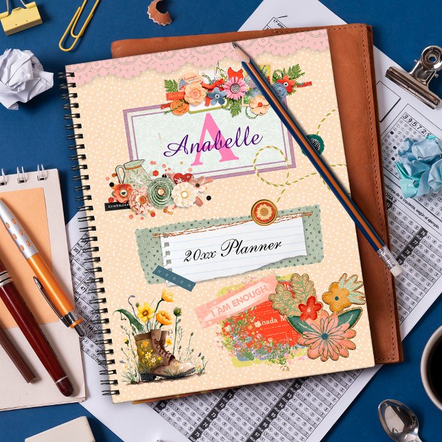 Collage scrapbooking style fait main sur mesure (Créateur téléchargé)