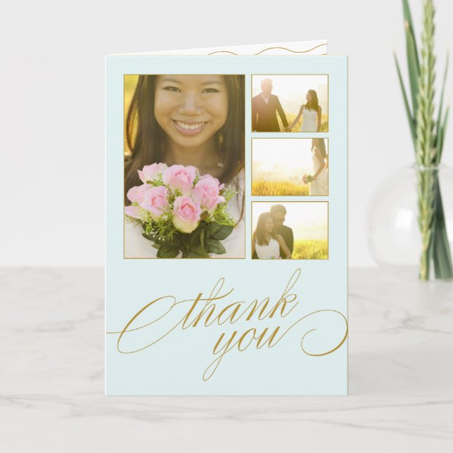 COLLAGE SCRIPTE | CARTE DE REMERCIEMENTS DE MARIAG (Devant)