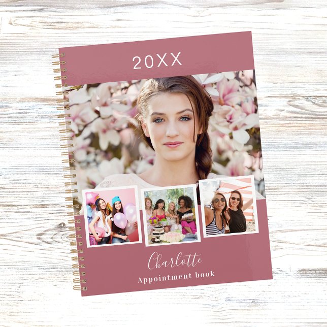 Collages de photos en or rose rendez-vous 2027 (Créateur téléchargé)
