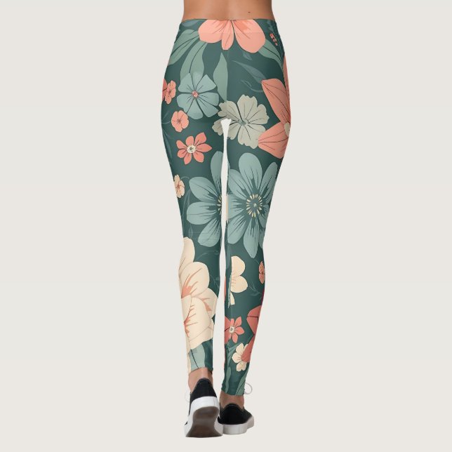 Collant à motif floral (Dos)