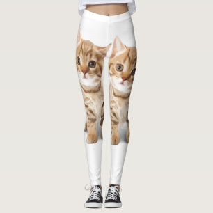 COLLANT DE YOGA CHAT ROUX CHATON
