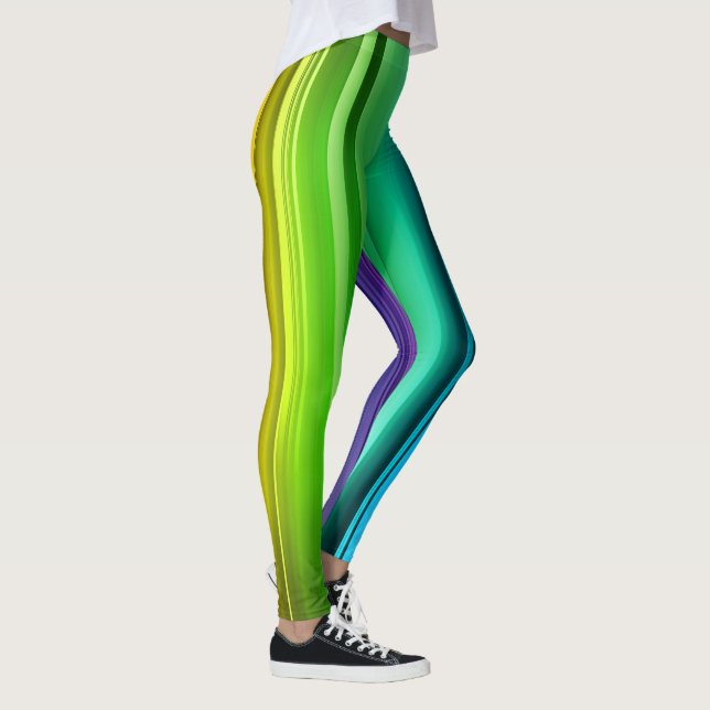 Collants à dégradé rayé (Droite)