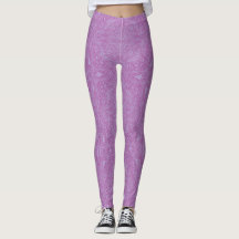 Collants à médaillon violet