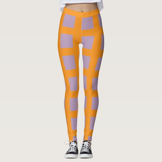 Collants à motif damier (Devant)