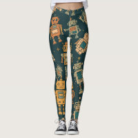Collants à motif de robot – Cadeau pour les jeunes