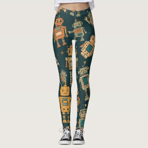 Collants à motif de robot – Cadeau pour les jeunes