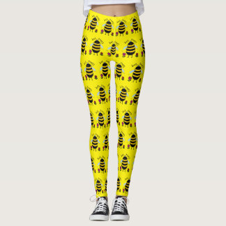 Collants abeille soyez heureux dessin animé