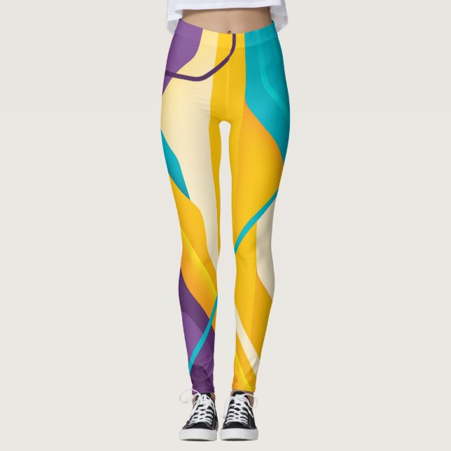 Collants Abstraits Artistiques (Devant)