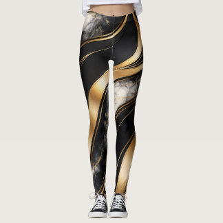 Collants abstraits en marbre de luxe