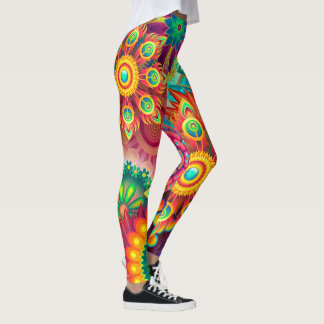 Collants Abstraits Lumineux et Colorés