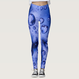 Collants Aqua Droplet Dream - Bleu Bulle d'Eau