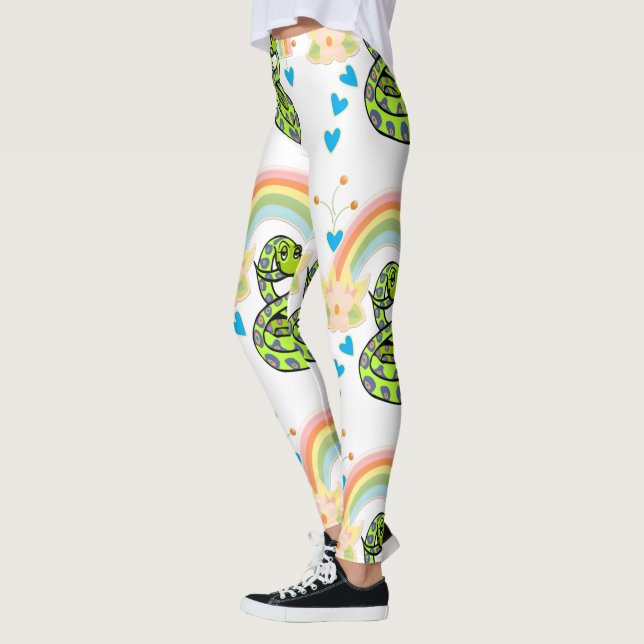 Collants Arc-en-ciel de serpent (Gauche)