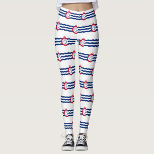 Collants avec le drapeau de Cincinnati, Ohio