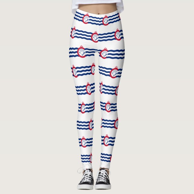 Collants avec le drapeau de Cincinnati, Ohio (Devant)