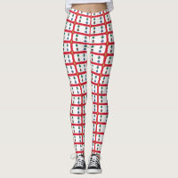 Collants avec le drapeau de Montréal, Canada