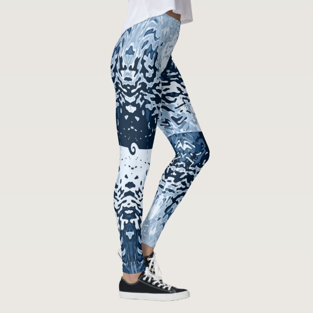 Collants bleu marine Opposites Attract (Droite)
