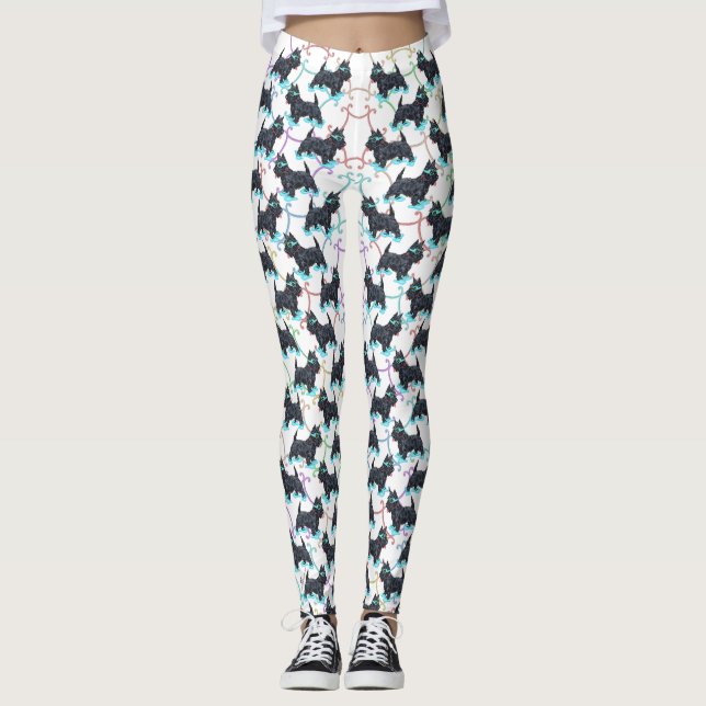 Collants Chien Scottie (Devant)