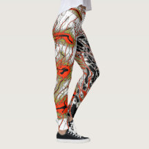Collants d'art abstrait
