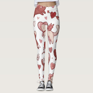 Collants de chat de la Saint-Valentin mignons