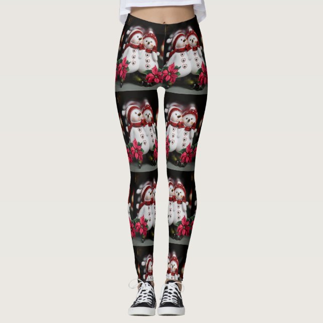 Collants de Noël, Bonhomme de neige (Devant)