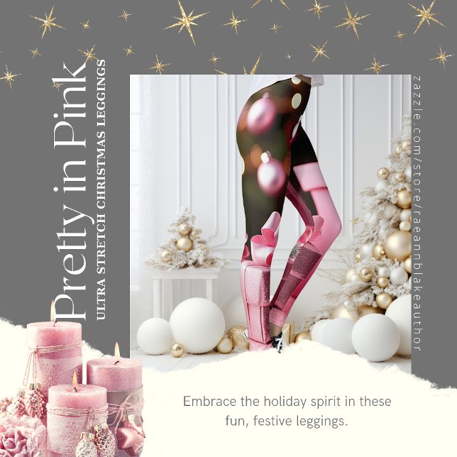 Collants de Noël rose vif (Créateur téléchargé)