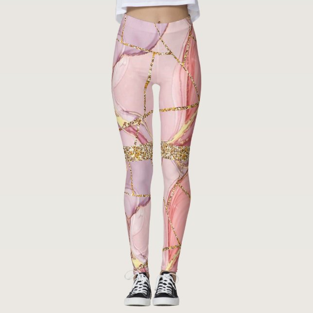 Collants de sport rose Chick (Devant)