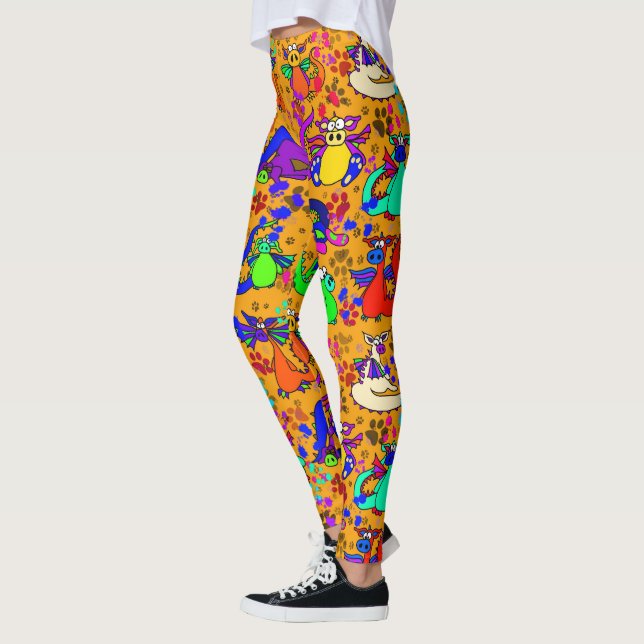 Collants drôles de dragon (Gauche)