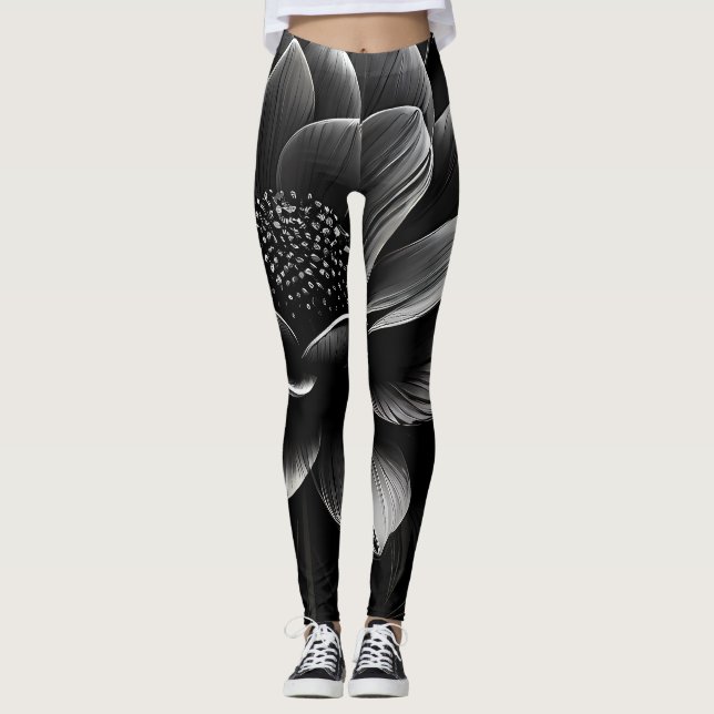 Collants Fleur Sombre Humeur (Devant)