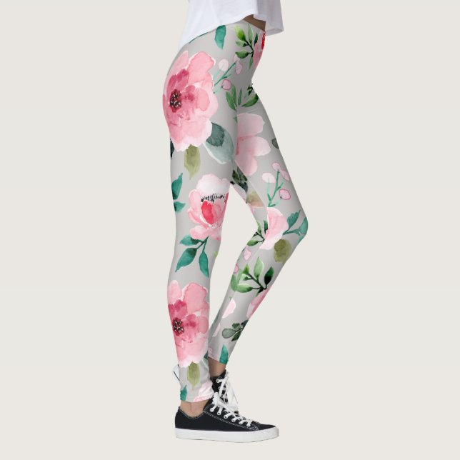 collants floraux pivoine (Droite)