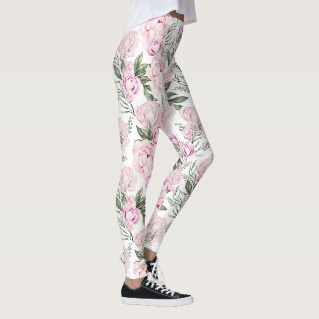 collants floraux pivoine (Droite)