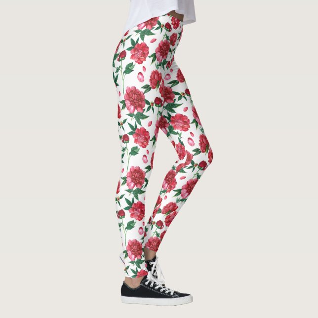 collants floraux pivoine (Droite)