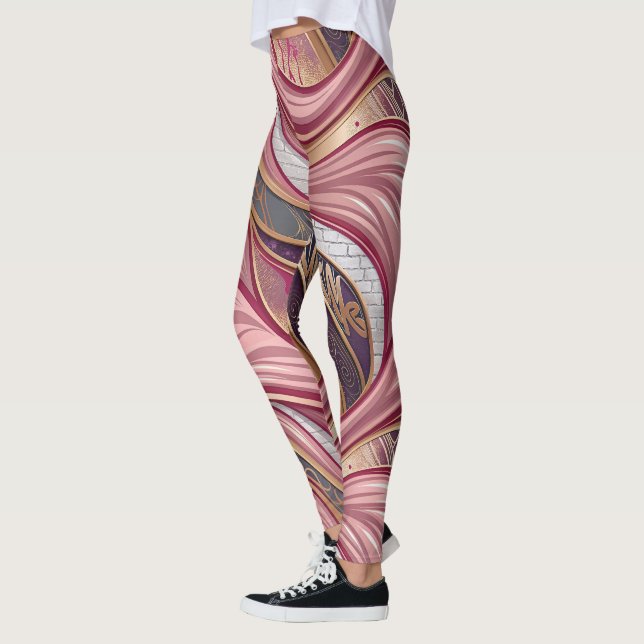 Collants fluides de streetwear Rose Gold (Gauche)