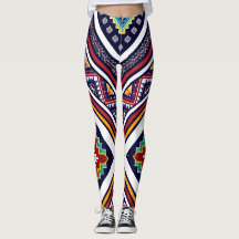 Collants flux néon