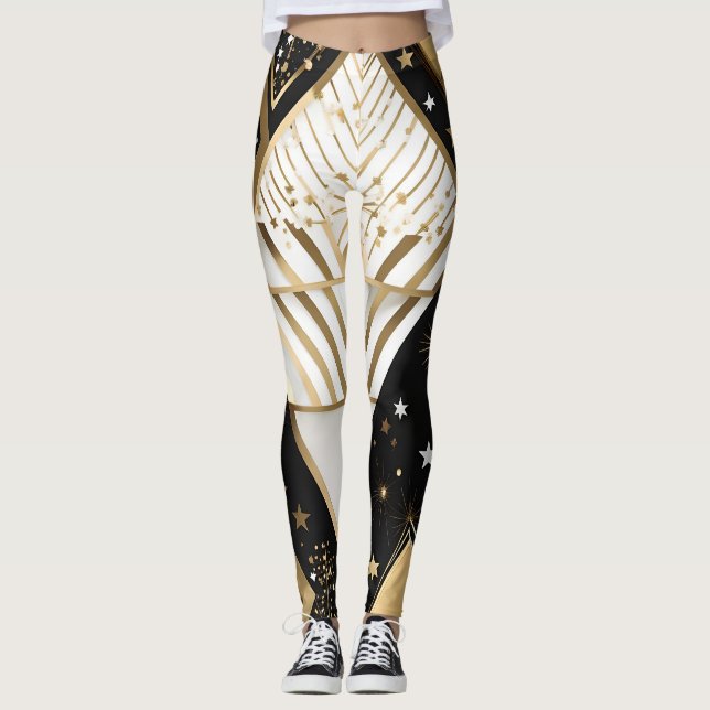 collants formes géométriques de noël (Devant)