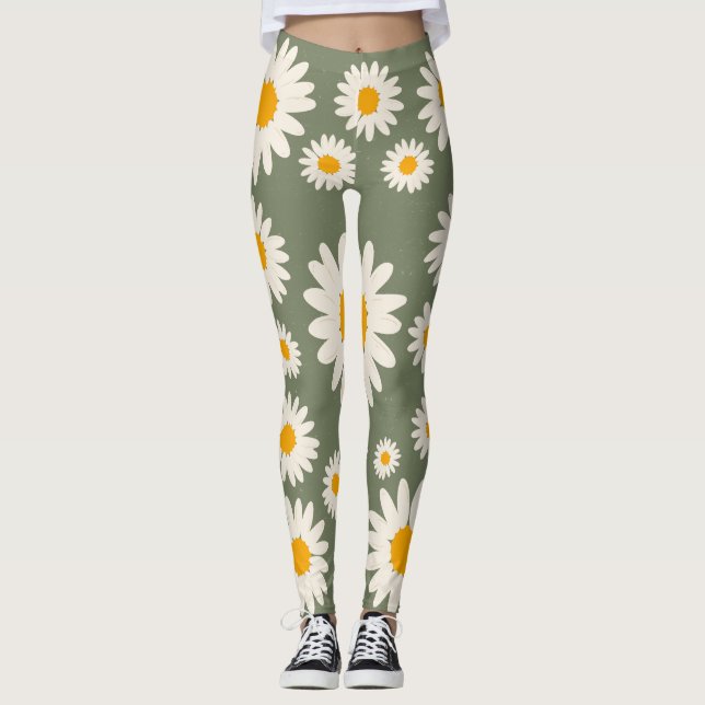 Collants il exprime des fleurs et la nature (Devant)