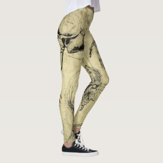 Collants imprimés d'anatomie