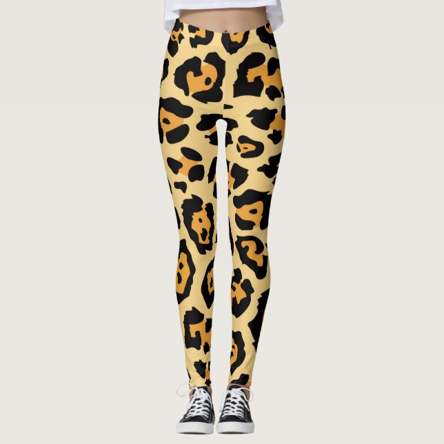 collants imprimés jaguar (Devant)