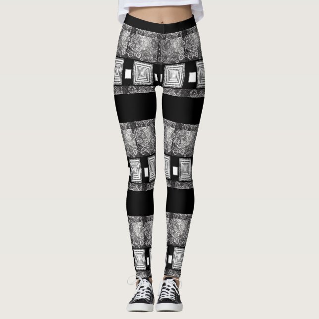 collants longs pour femmes blanches (Devant)