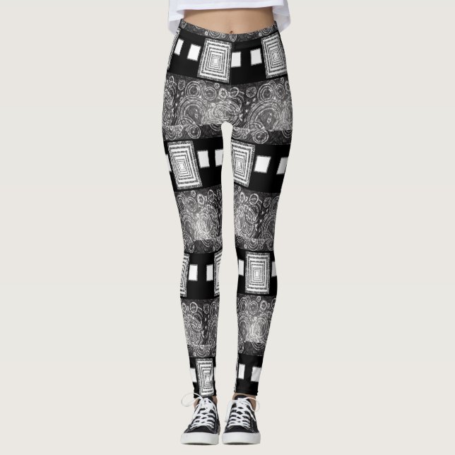 collants longs pour femmes blanches (Devant)