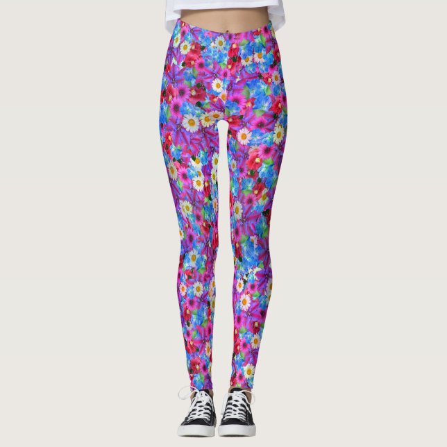 collants marguerites de printemps (Devant)
